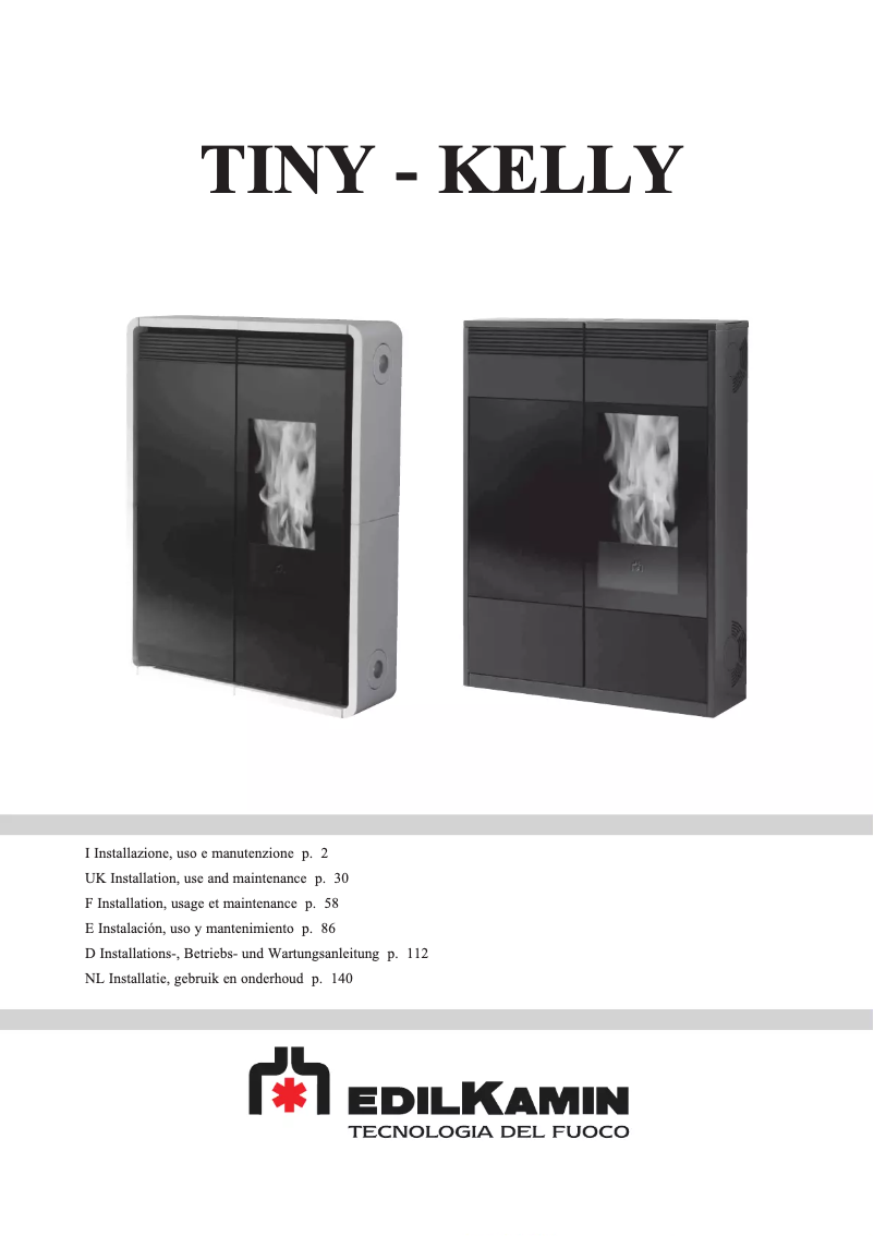 Página 1 del manual Manual de usuario Edilkamin TINY
