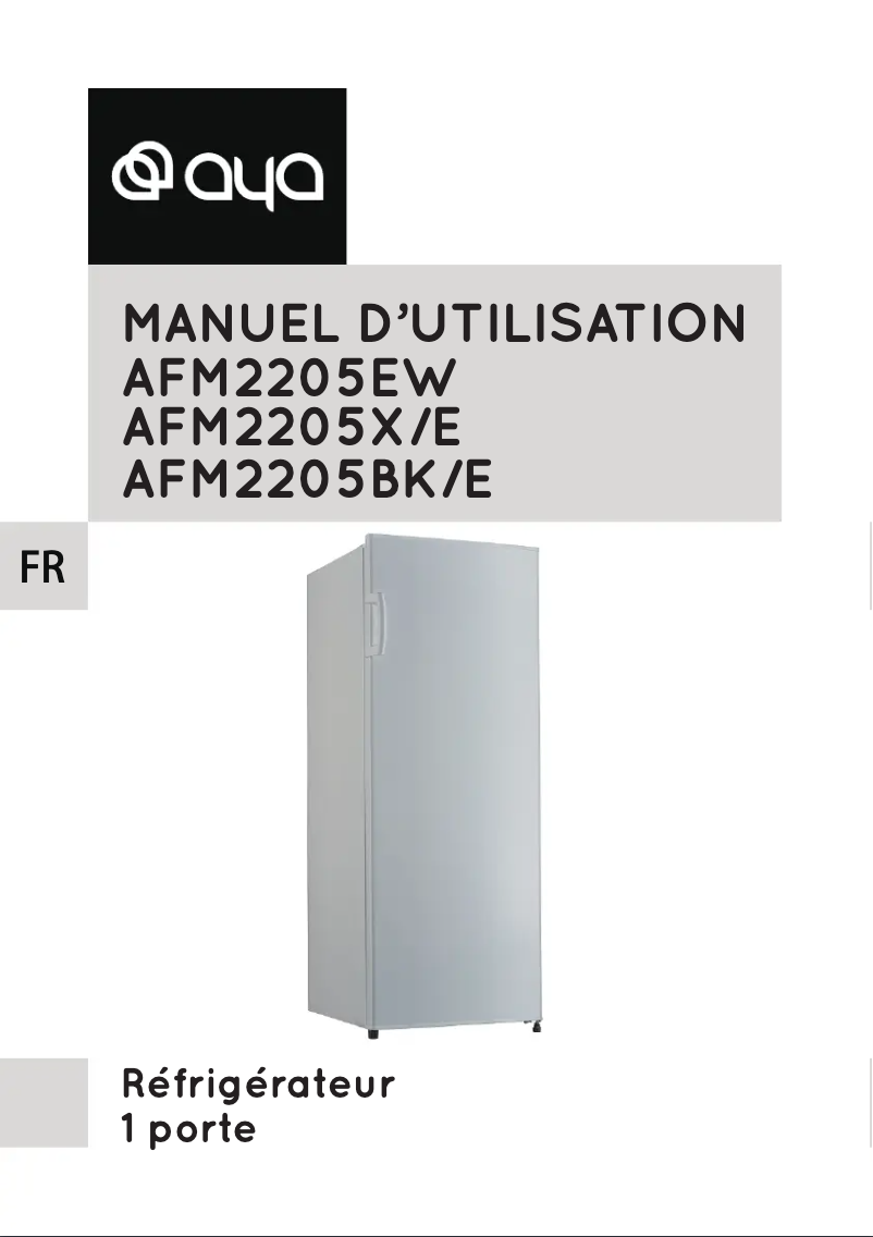 Page 1 de la notice Manuel utilisateur AYA AFM2205EW
