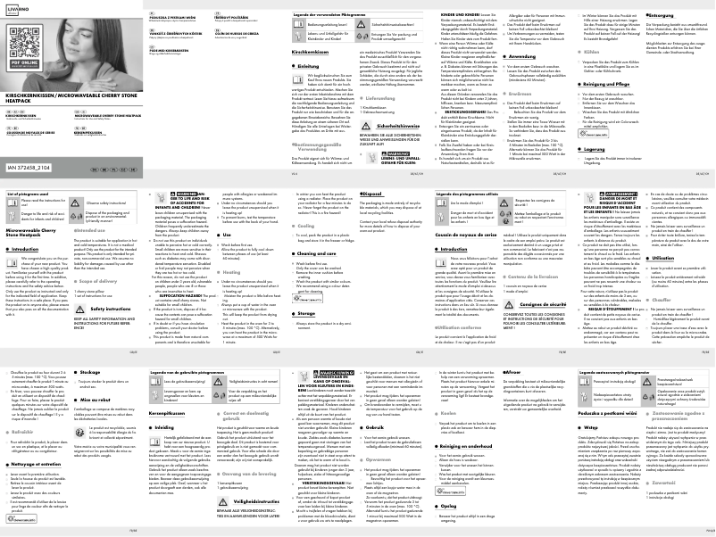 Image de la première page du manuel de l'appareil IAN 372458