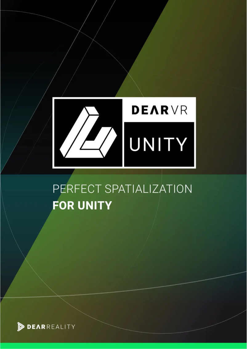 Page n°1 - Manuel utilisateur Dear Reality dearVR UNITY