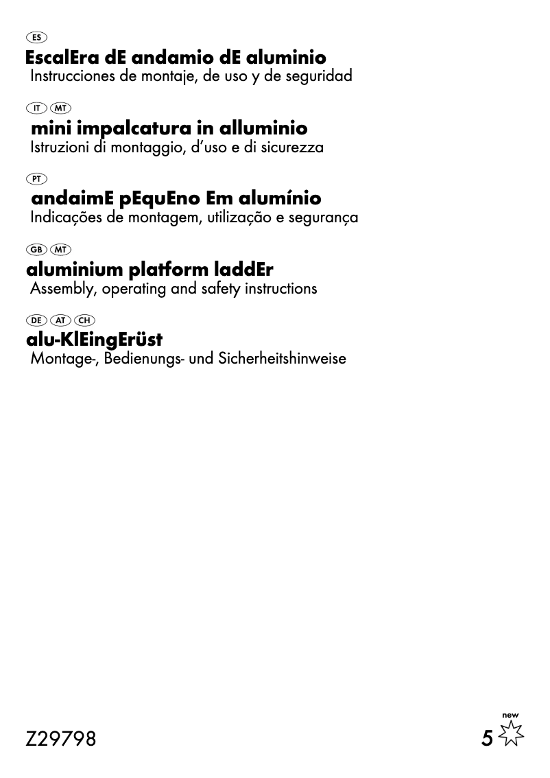 Page n°1 - Manuel utilisateur Powerfix Z29798