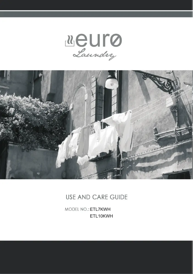 Page n°1 - Manuel utilisateur Eurom ETL10KWH