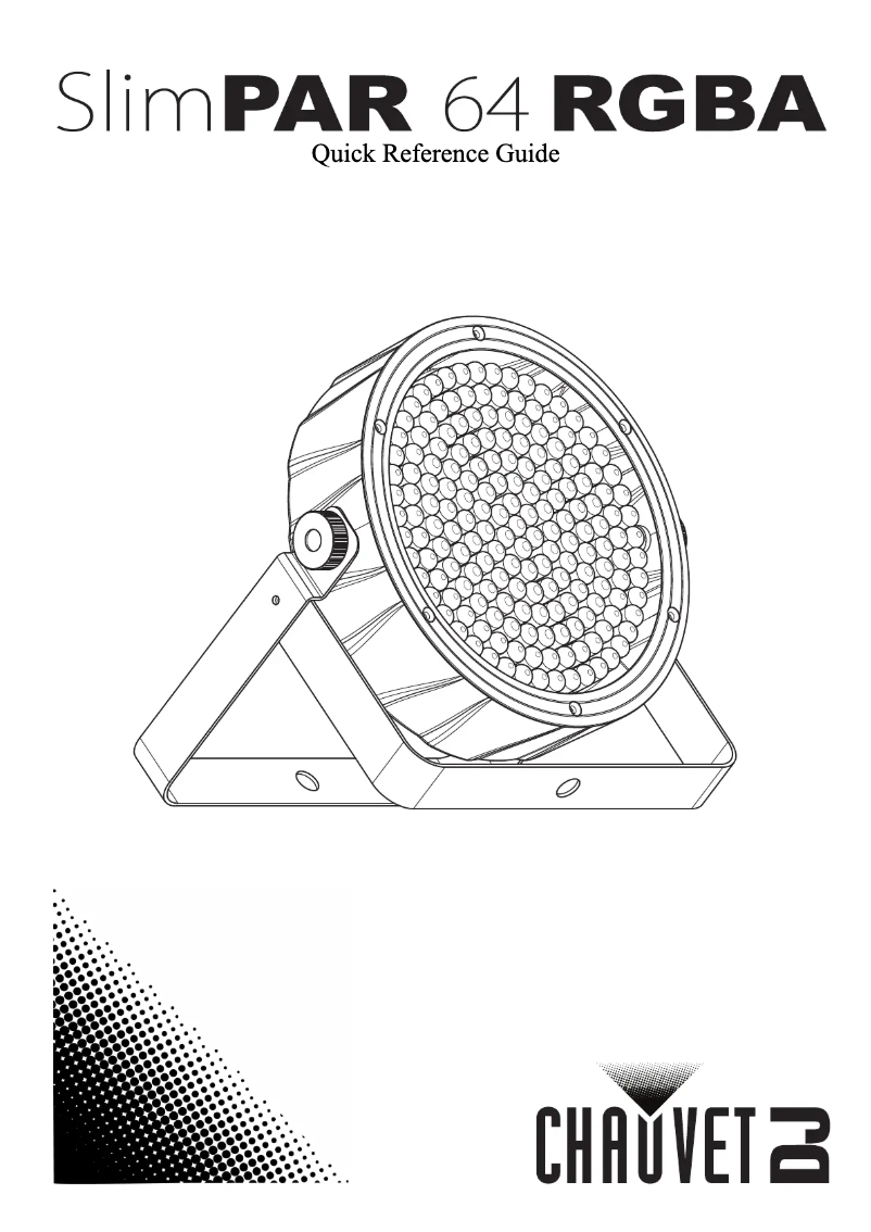 Page 1 de la notice Manuel utilisateur Chauvet SlimPAR 64 RGBA ILS