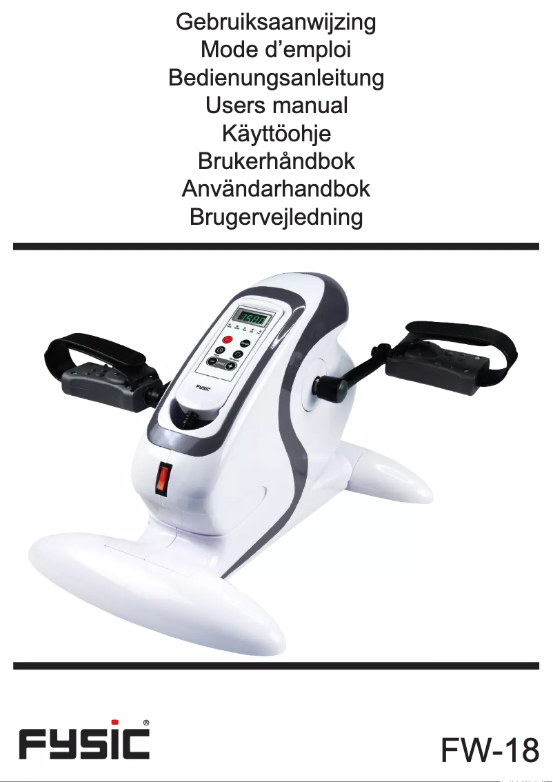 Page n°1 - Manuel utilisateur Fysic FW-18