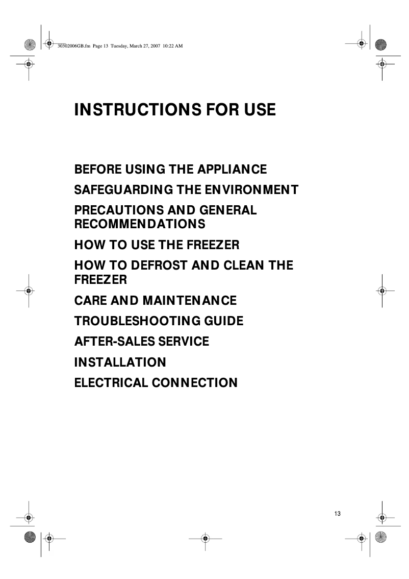 Page 1 de la notice Manuel utilisateur Whirlpool WVE1840 W