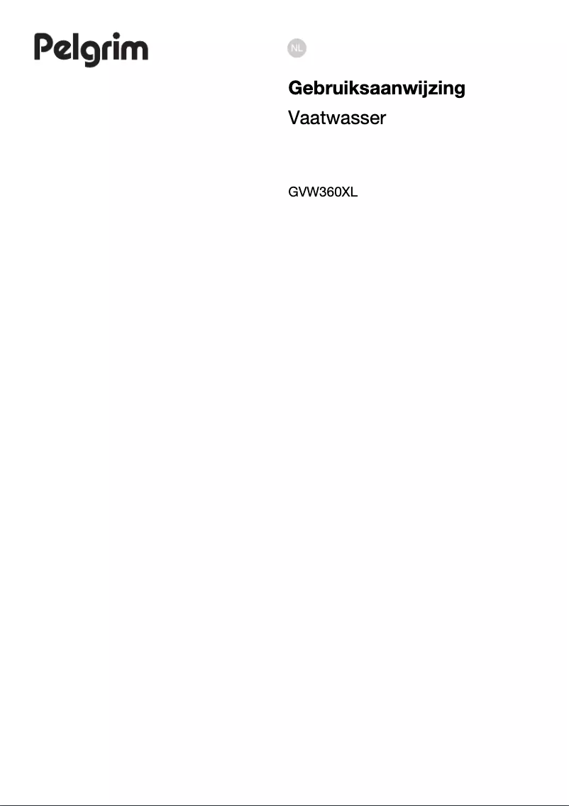 Page 1 de la notice Manuel utilisateur Pelgrim GVW360XL