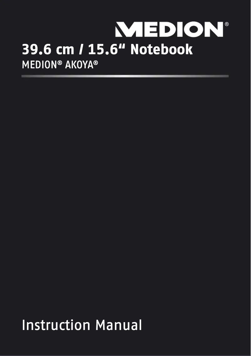 Page n°1 - Manuel utilisateur Medion Akoya E6413