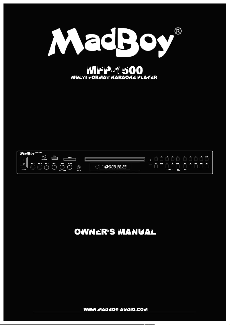 Página 1 del manual Manual de usuario MadBoy MFP-1500