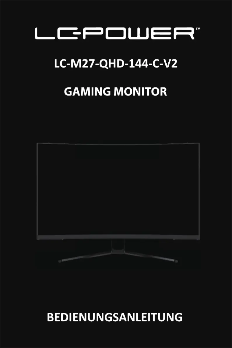 Page n°1 - Manuel utilisateur LC-Power LC-M27-QHD-144-C-V2