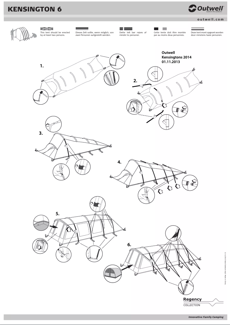 Image de la première page du manuel de l'appareil Kensington 6