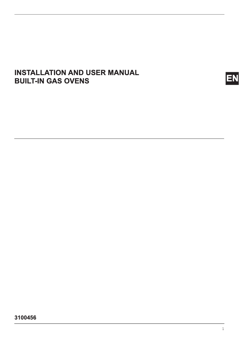 Page n°1 - Manuel utilisateur La Germania F605LAGGKXT