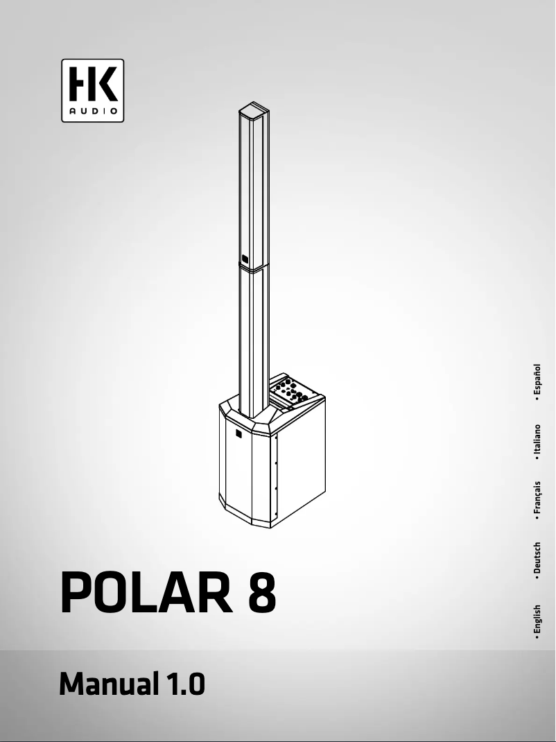 Imagen de la primera página del manual del dispositivo POLAR 8