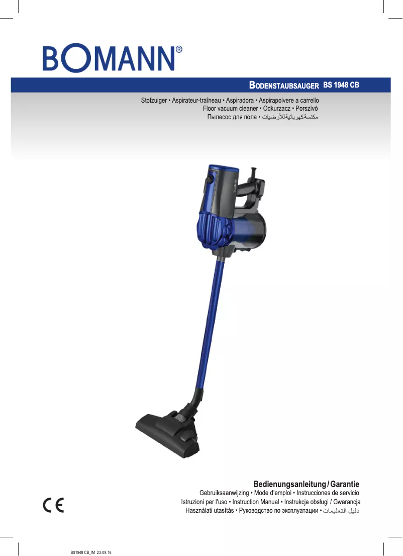 Image de la première page du manuel de l'appareil BS 1948 CB