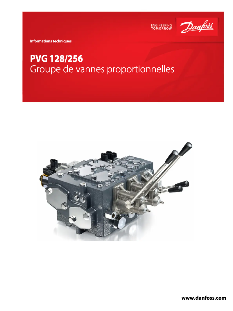 Page 1 de la notice Manuel utilisateur Danfoss PVG 128