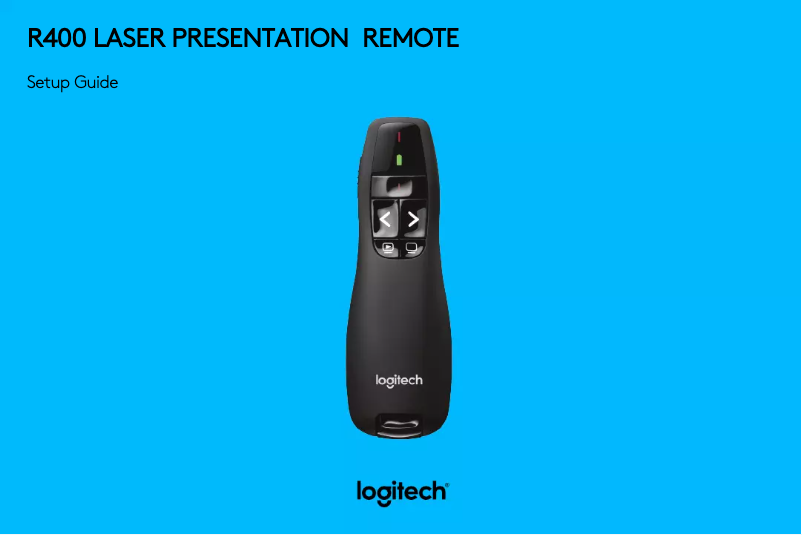 Image de la première page du manuel de l'appareil R400