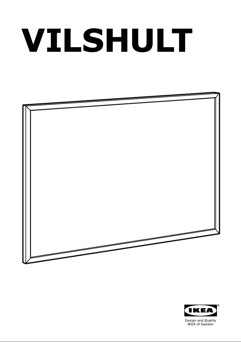 Image de la première page du manuel de l'appareil VILSHULT (57x77)