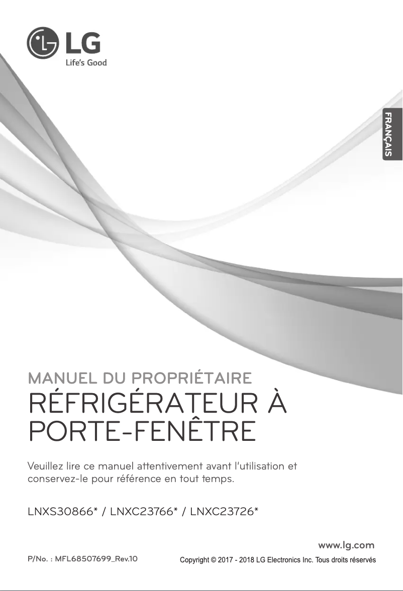 Página 1 del manual Manual de usuario LG LNXC23726S