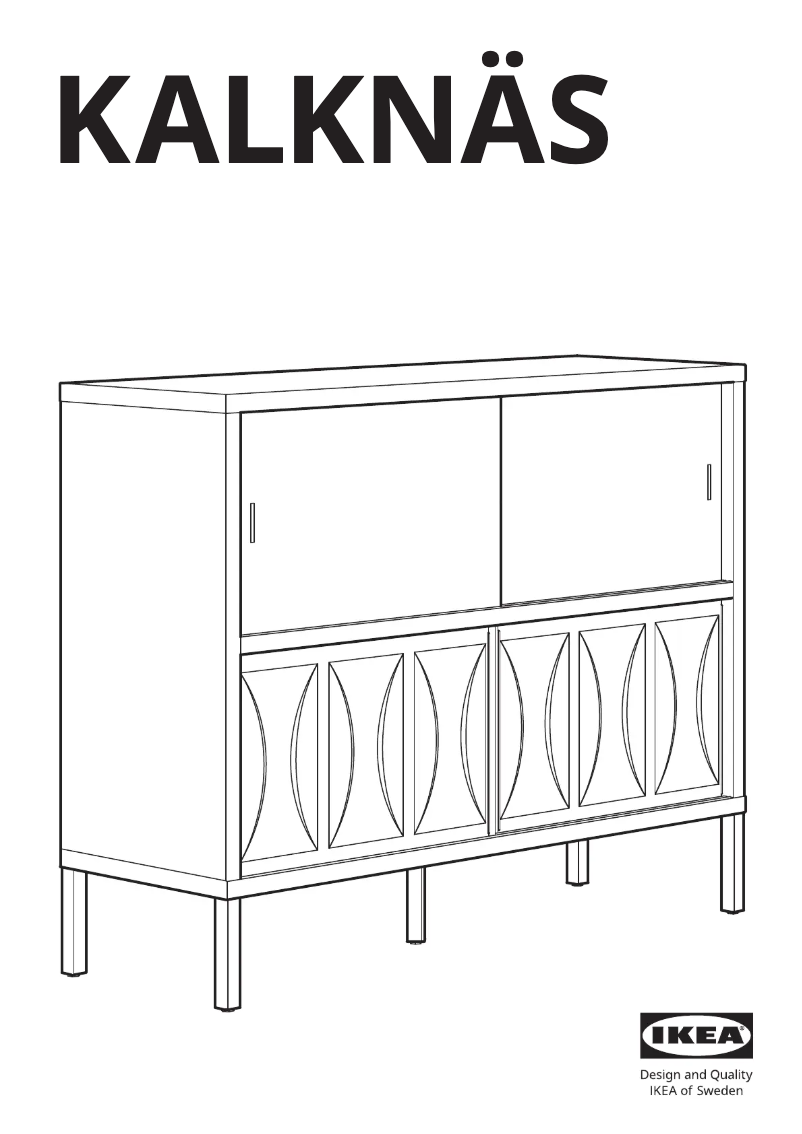 Página 1 del manual Manual de usuario Ikea KALKNÄS 305.692.36