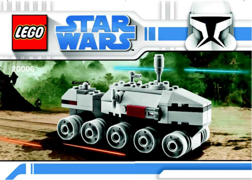 Page 1 de la notice Manuel utilisateur Lego Clone Turbo Tank