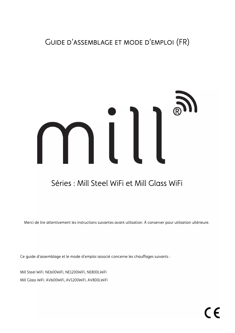 Page n°1 - Manuel utilisateur Mill NE600WIFI