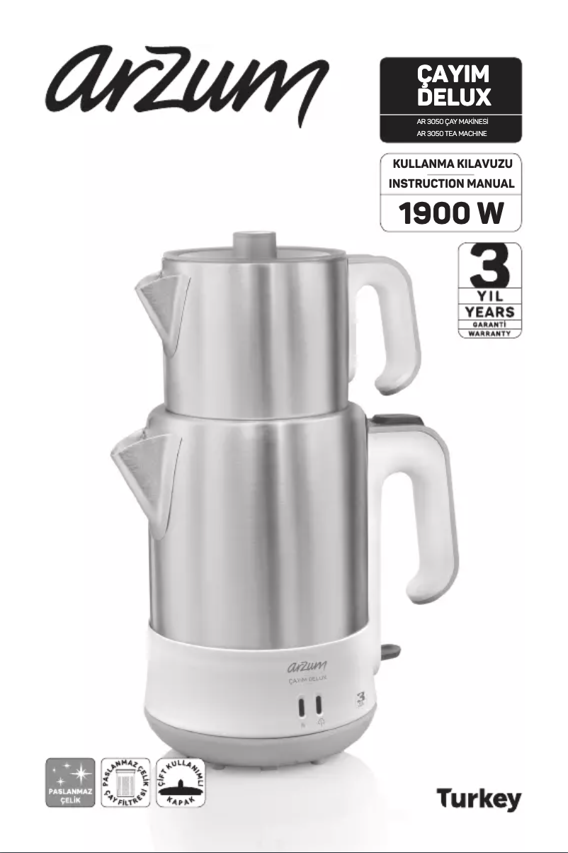 Imagen de la primera página del manual del dispositivo AR3050