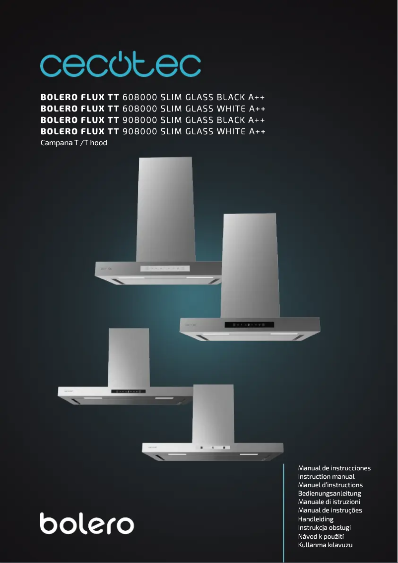 Page n°1 - Manuel utilisateur Cecotec Bolero Flux TT 908000