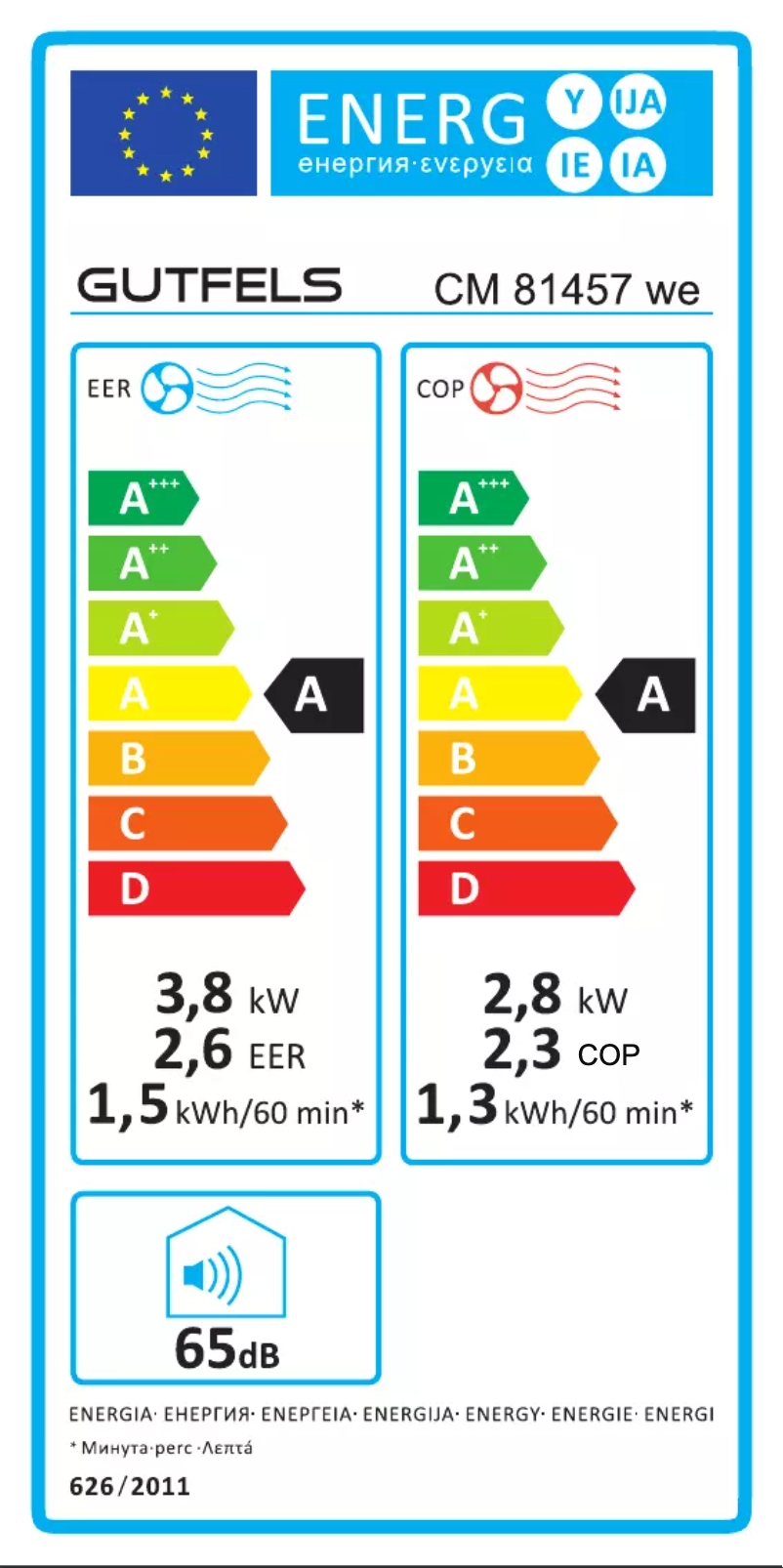 Image de la première page du manuel de l'appareil CM 81457 we