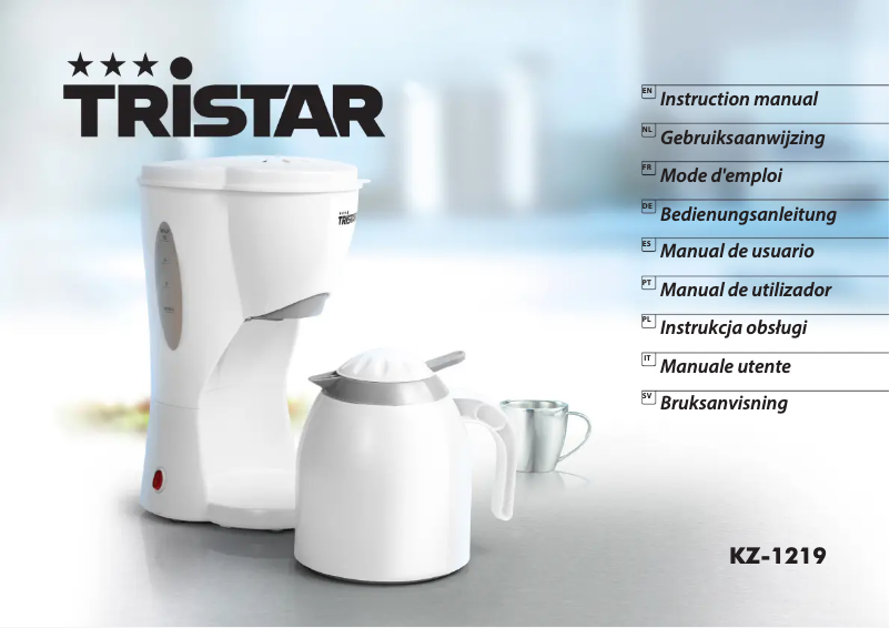 Page 1 de la notice Manuel utilisateur TriStar KZ-1219