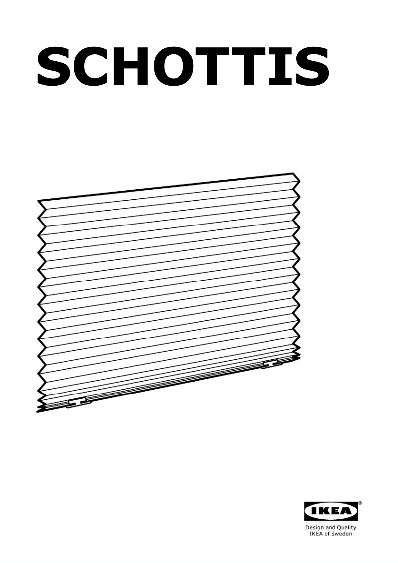 Page 1 de la notice Manuel utilisateur Ikea SCHOTTIS 903.695.07