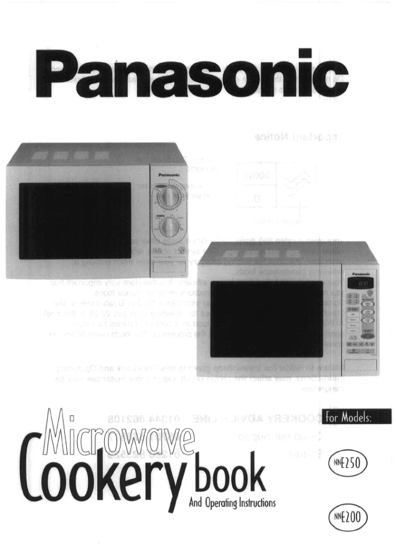 Page n°1 - Manuel utilisateur Panasonic NN-E200WB
