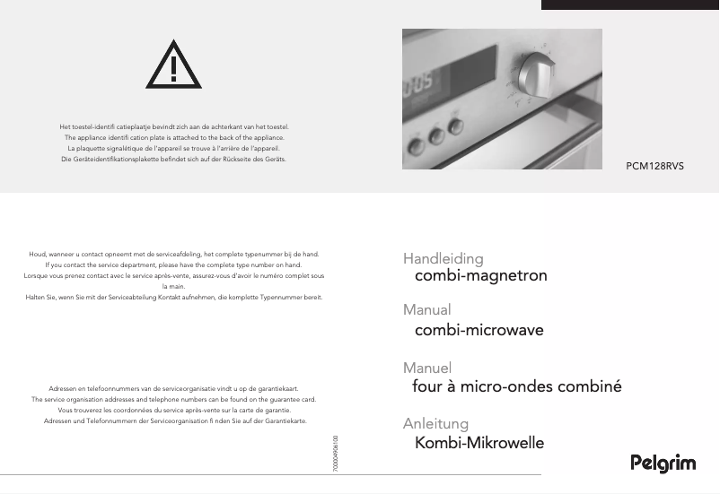 Page 1 de la notice Manuel utilisateur Pelgrim PCM128