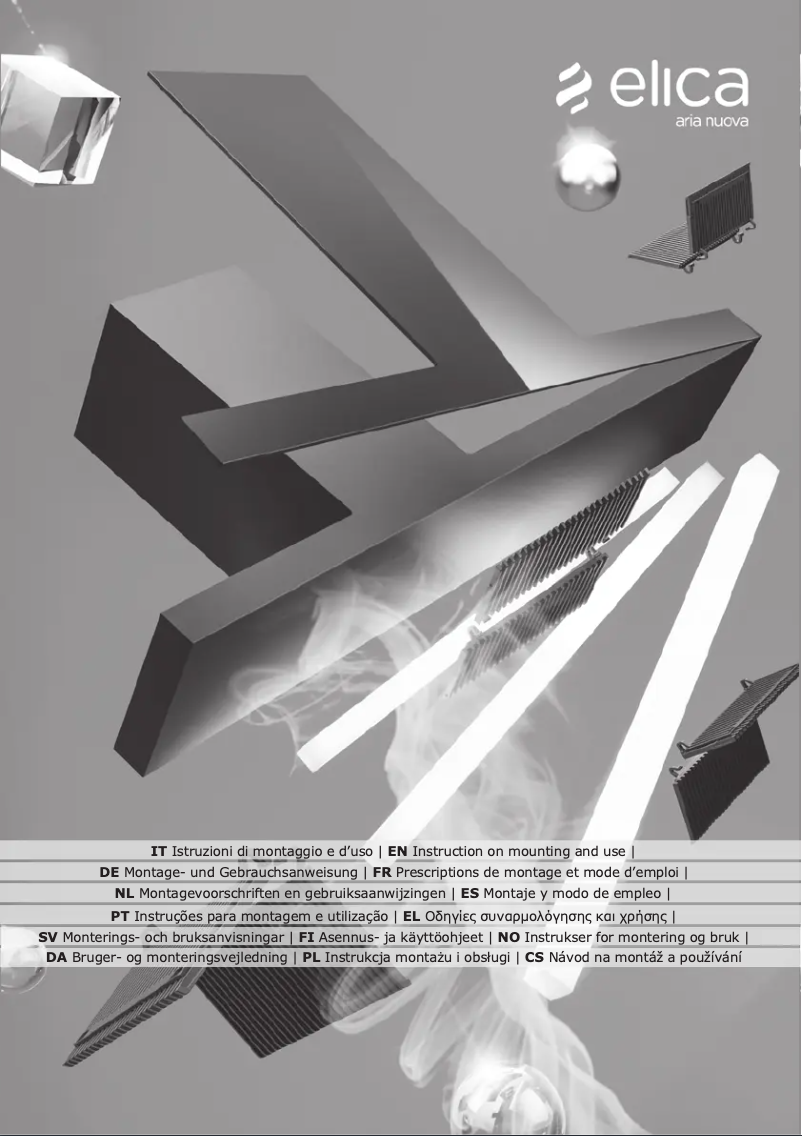 Page n°1 - Manuel utilisateur Elica ILLUSION PRF0172647A