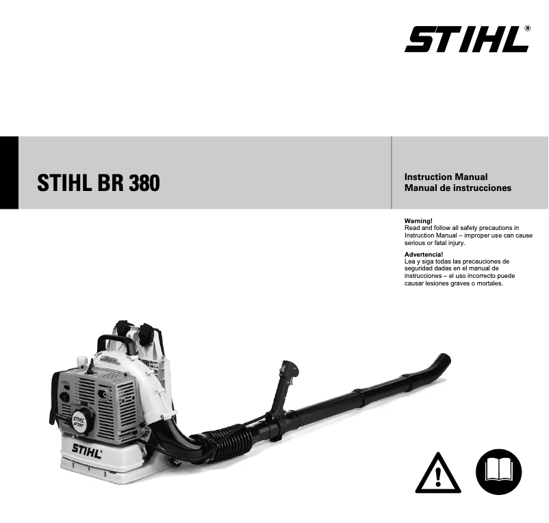 Page n°1 - Manuel utilisateur Stihl BR 380