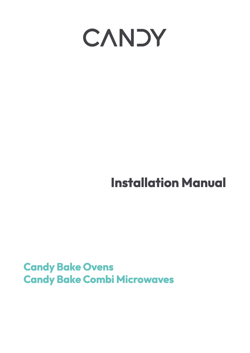 Page 1 de la notice Manuel utilisateur Candy CA6 NP3T2HTB