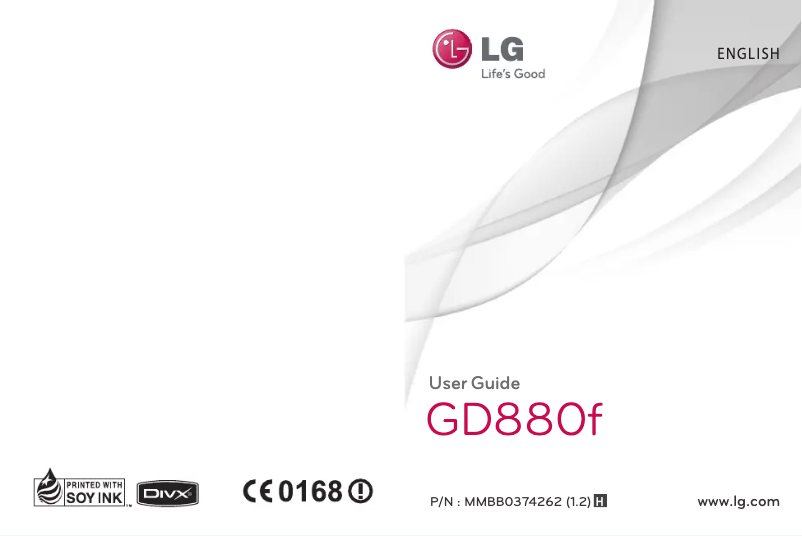 Página 1 del manual Manual de usuario LG GD880F