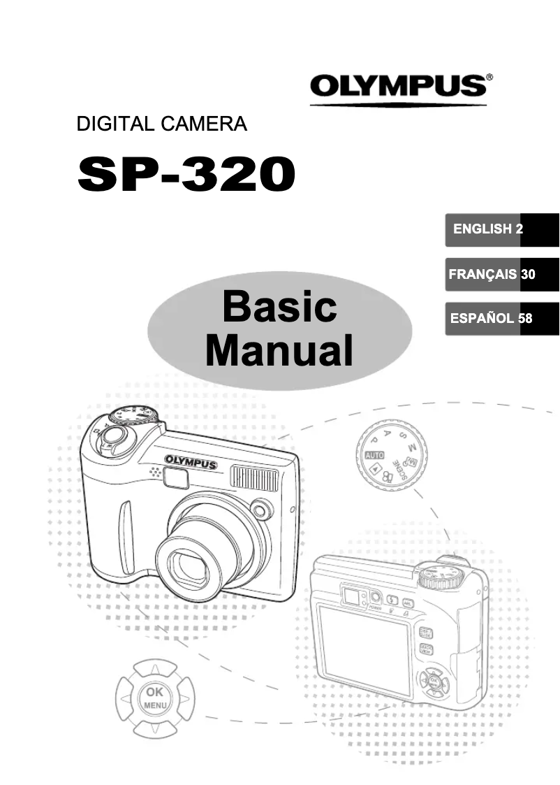 Page n°1 - Manuel utilisateur Olympus SP-320
