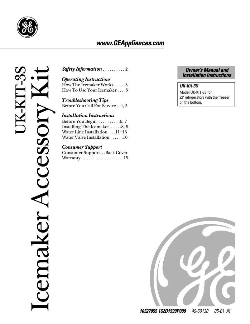 Imagen de la primera página del manual del dispositivo UKKIT3S