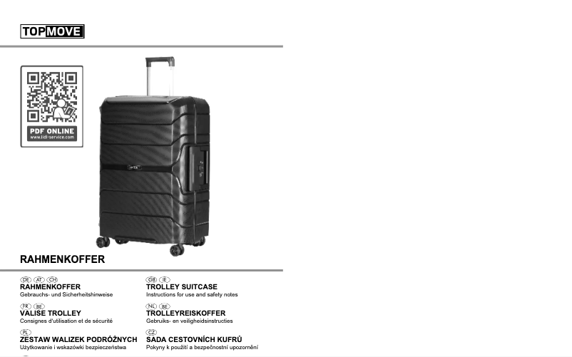 Page n°1 - Manuel utilisateur Topmove IAN 314178