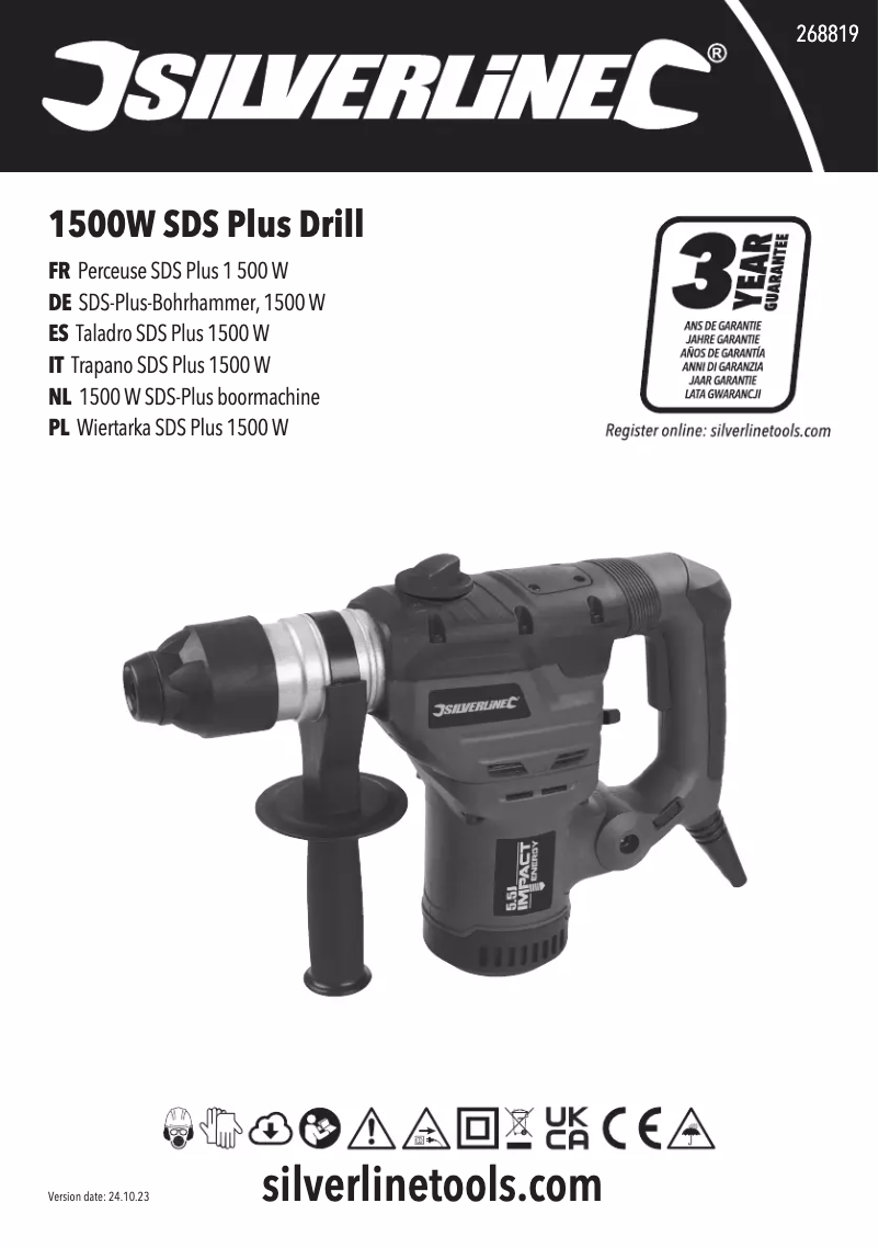 Page n°1 - Manuel utilisateur Silverline 268819