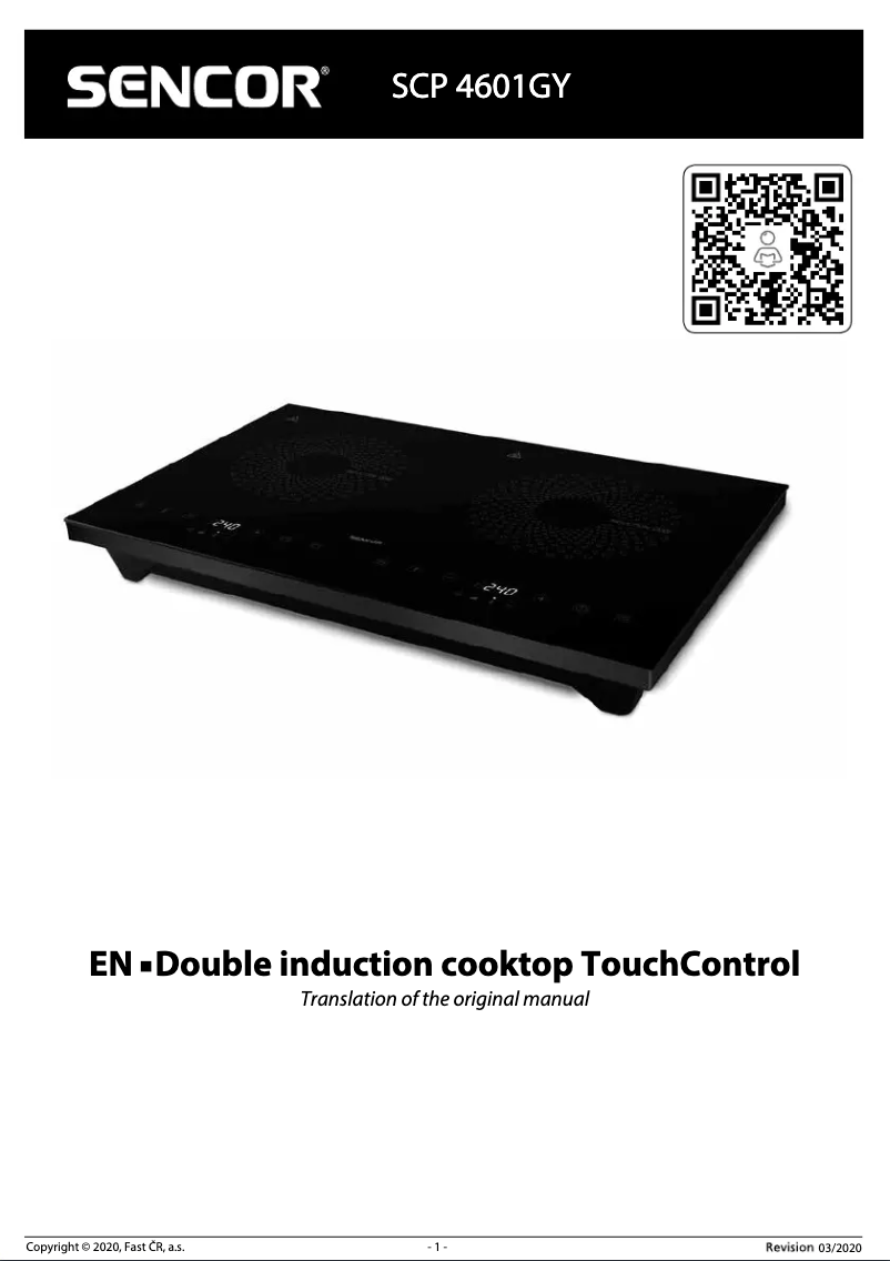 Page n°1 - Manuel utilisateur Sencor SCP 4601GY