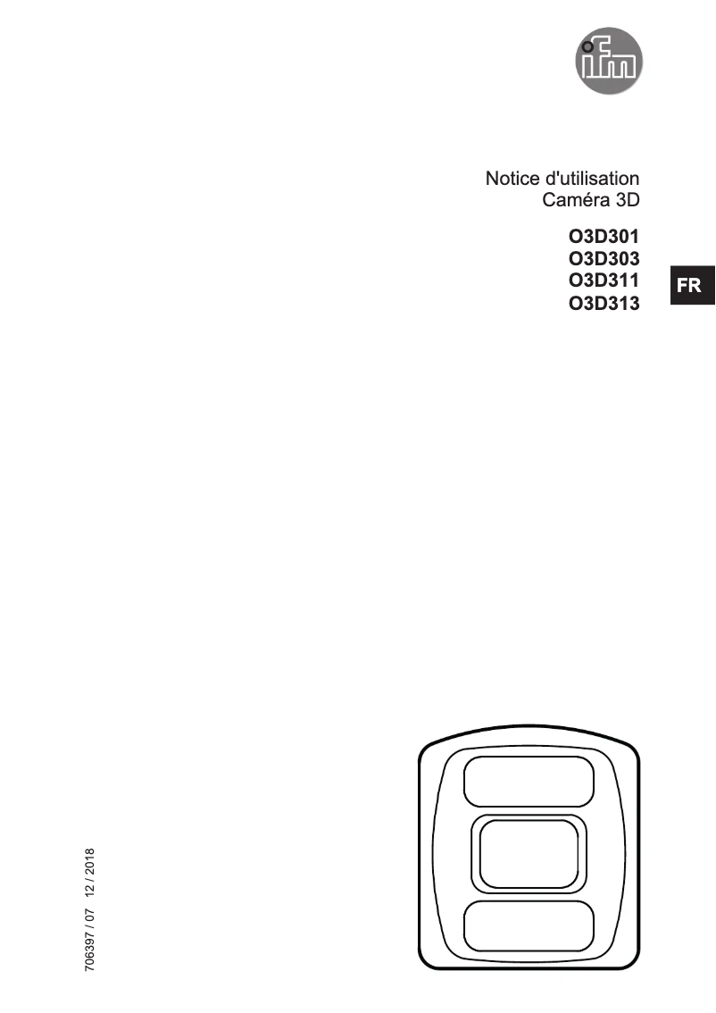 Page n°1 - Manuel utilisateur IFM O3D305