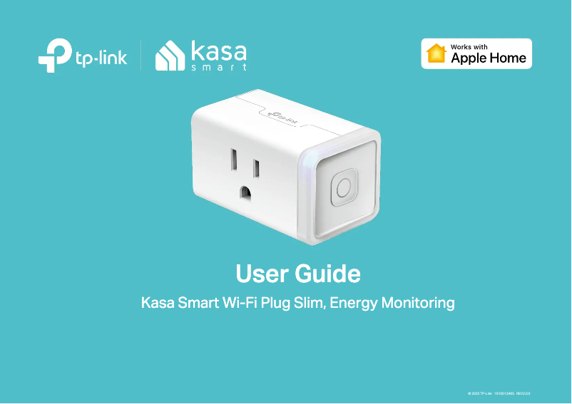 Page n°1 - Manuel utilisateur TP-Link Kasa EP25