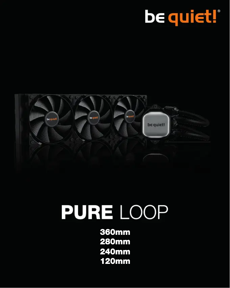 Page n°1 - Manuel utilisateur Be Quiet! Pure Loop