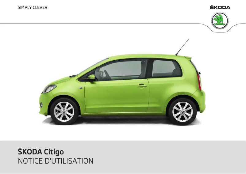 Page 1 de la notice Manuel utilisateur Skoda Citigo (2012)