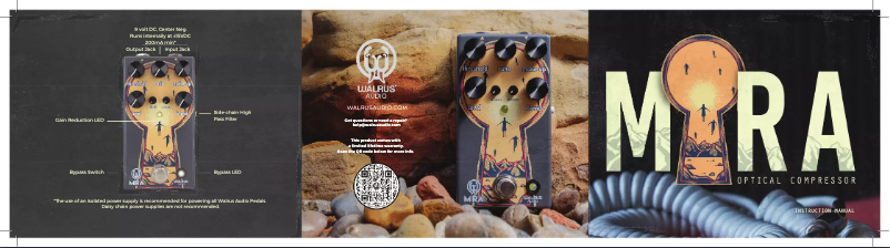 Page 1 de la notice Manuel utilisateur Walrus Audio Mira