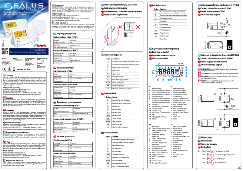 Image de la première page du manuel de l'appareil 091FLV2