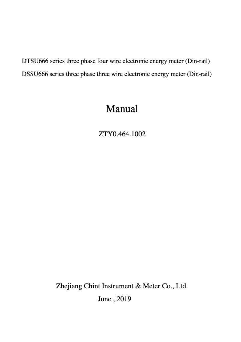 Image de la première page du manuel de l'appareil DDSU666