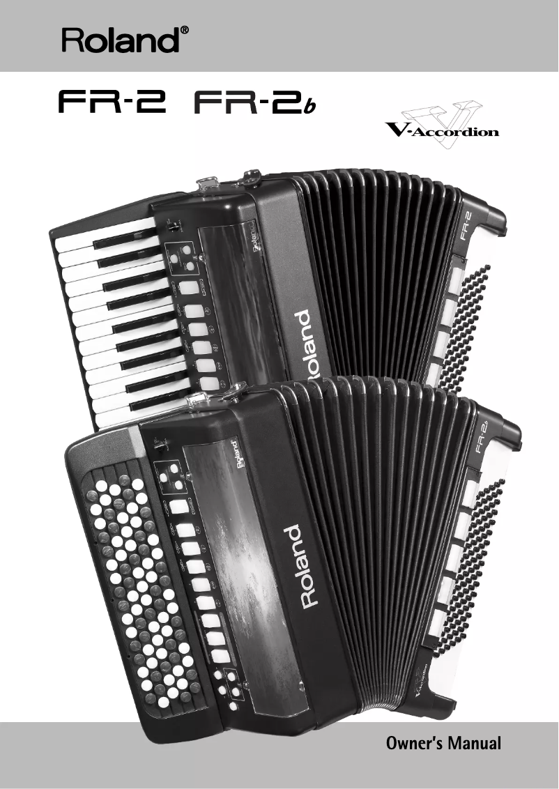 Image de la première page du manuel de l'appareil FR-2B