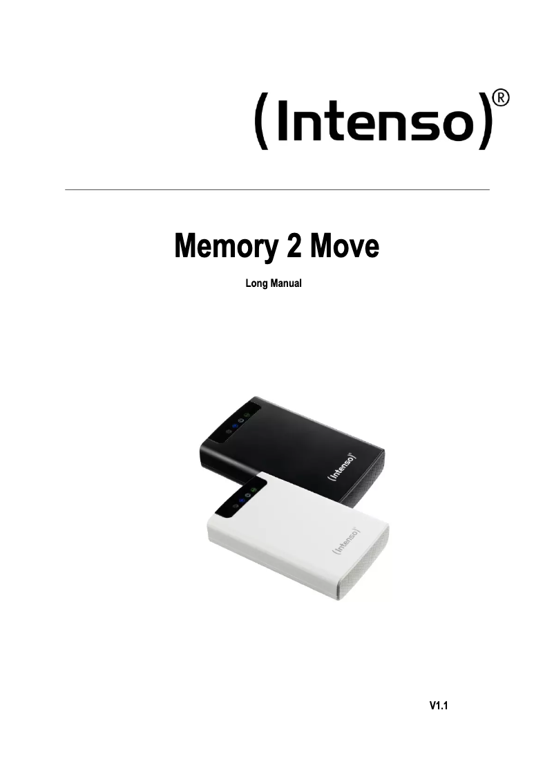Imagen de la primera página del manual del dispositivo Memory 2 Move