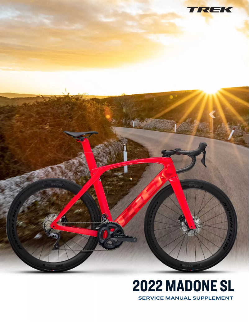 Page 1 de la notice Manuel utilisateur Trek Madone SL 6 Di2